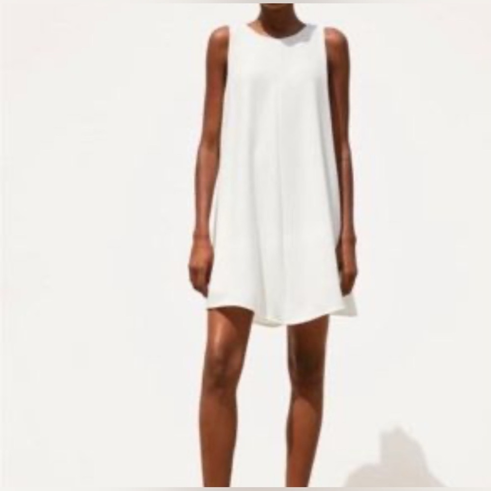 Zara White Mini Dress
